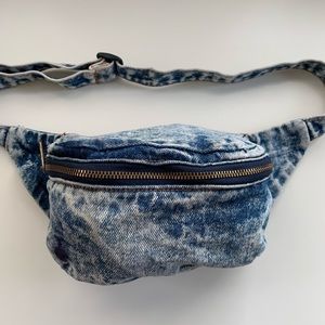 Vintage acid wash Fanny pack festival bum bag